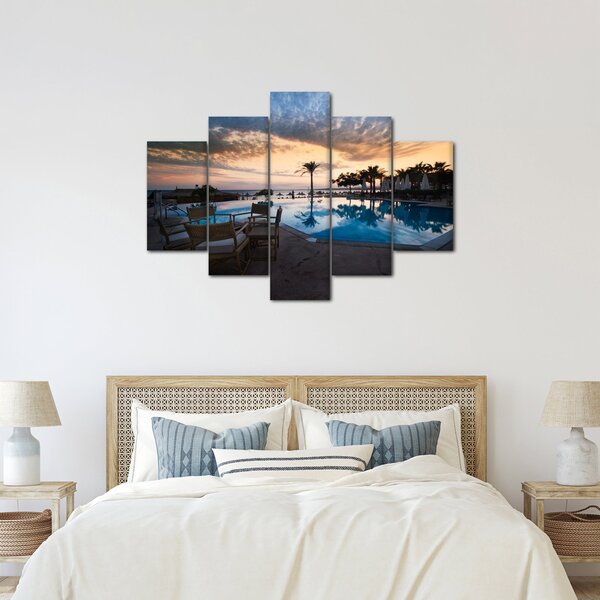 Obraz - Resort pri mori (150x105 cm)