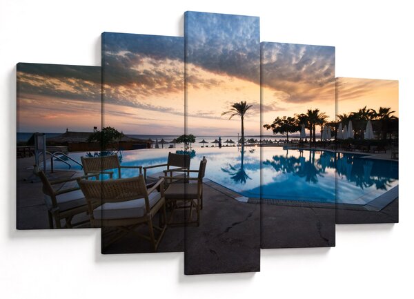 Obraz - Resort pri mori (150x105 cm)