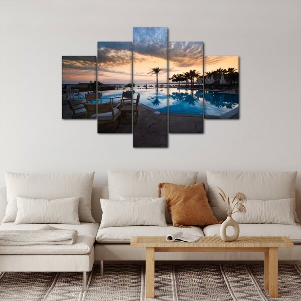 Obraz - Resort pri mori (150x105 cm)