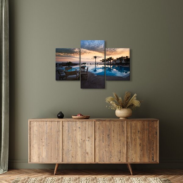 Obraz - Resort pri mori (90x60 cm)