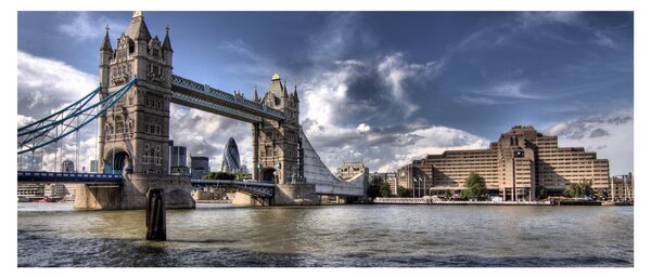 Obraz - Tower Bridge v Londýne (120x50 cm)