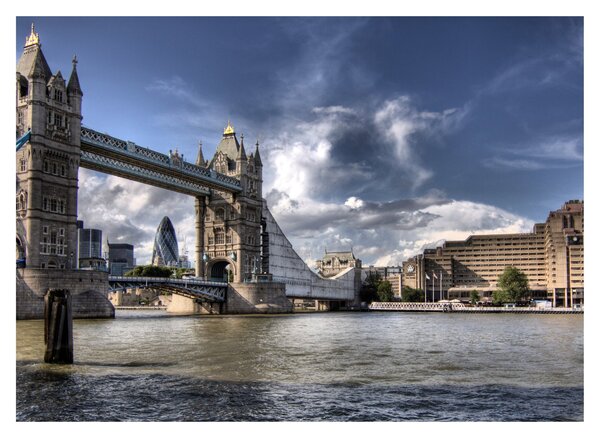 Obraz - Tower Bridge v Londýne (70x50 cm)