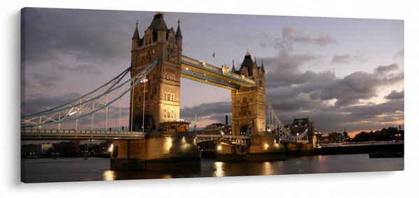 Obrázok - Tower Bridge v noci (120x50 cm)