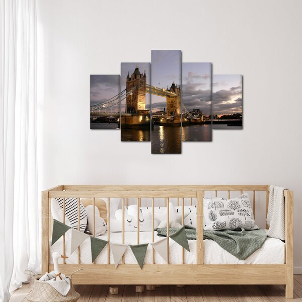Obrázok - Tower Bridge v noci (150x105 cm)