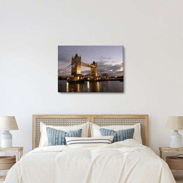 Obrázok - Tower Bridge v noci (70x50 cm)