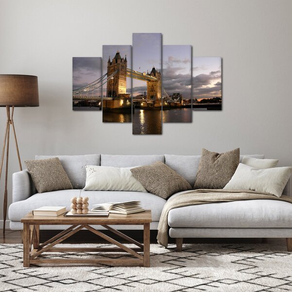 Obrázok - Tower Bridge v noci (150x105 cm)