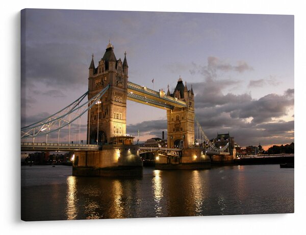Obrázok - Tower Bridge v noci (70x50 cm)