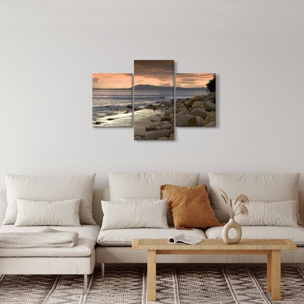 Obraz - More a hory (90x60 cm)