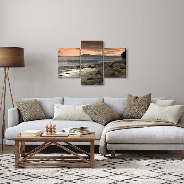 Obraz - More a hory (90x60 cm)