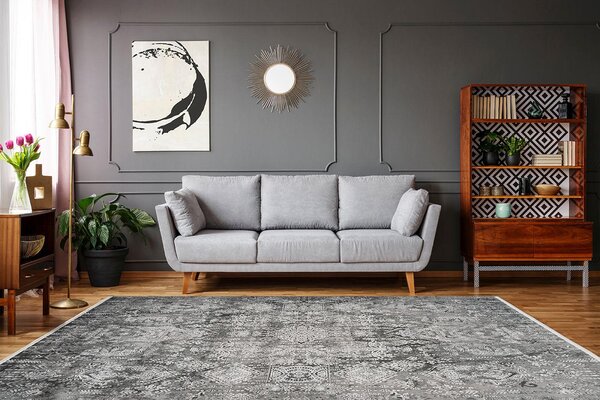 TKANÝ KOBEREC, 160/230 cm sivá Pierre Cardin - Koberce