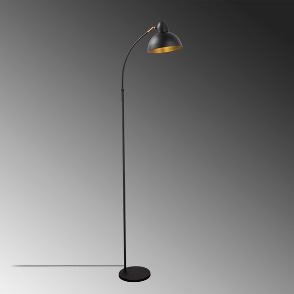 Opviq Stojacia lampa Varzan 162 cm čierna