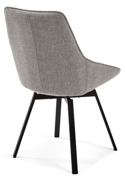 Sivá jedálenská stolička Jenna – Kave Home
