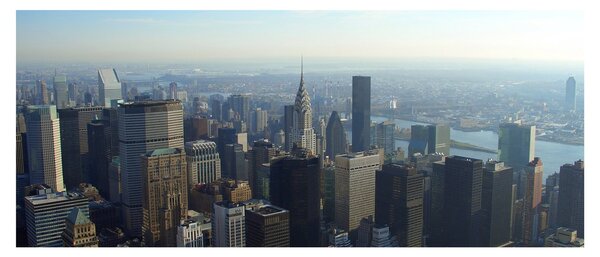 Obraz - Manhatten vo dne (120x50 cm)