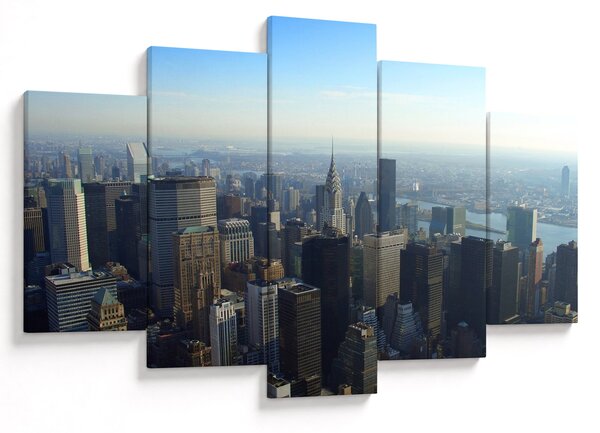 Obraz - Manhatten vo dne (150x105 cm)