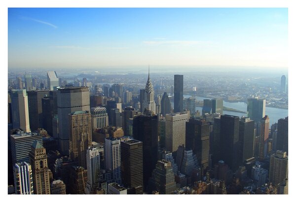 Obraz - Manhatten vo dne (90x60 cm)