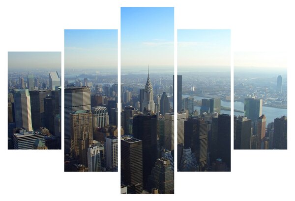 Obraz - Manhatten vo dne (150x105 cm)
