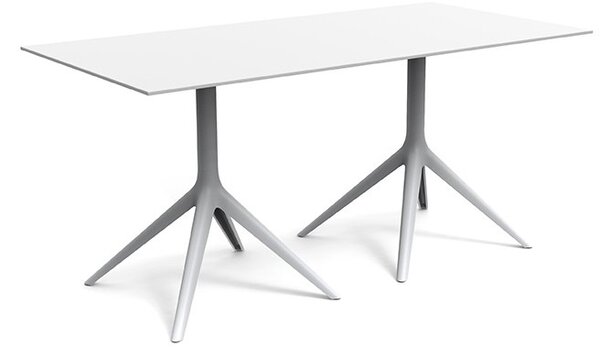 VONDOM - Stôl MARI-SOL na štyroch nohách, HPL doska, 158x79 cm