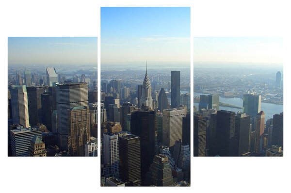 Obraz - Manhatten vo dne (90x60 cm)