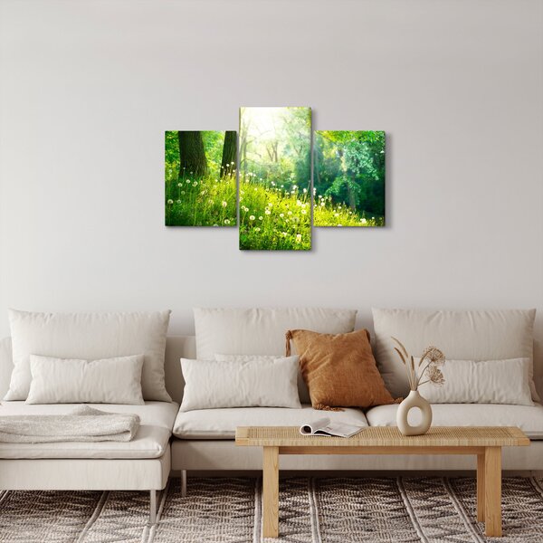 Obraz - Magická lúka plná púpav (90x60 cm)