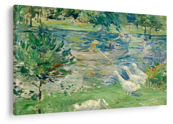 Obraz - Berthe Morisot, Girl in a Boat with Geese, reprodukcia (90x60 cm)