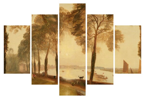 Obraz - Joseph Mallord William Turner, Mortlake Terrace, reprodukcia (150x105 cm)