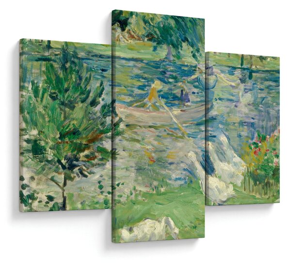 Obraz - Berthe Morisot, Girl in a Boat with Geese, reprodukcia (90x60 cm)