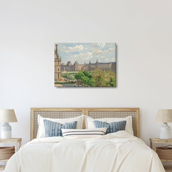Obraz - Camille Pissarro, Place du Carrousel, Paris, reprodukcia (70x50 cm)