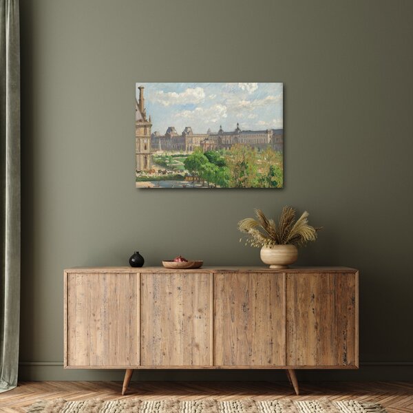 Obraz - Camille Pissarro, Place du Carrousel, Paris, reprodukcia (70x50 cm)