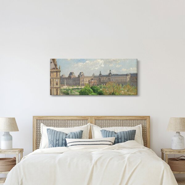 Obraz - Camille Pissarro, Place du Carrousel, Paris, reprodukcia (120x50 cm)