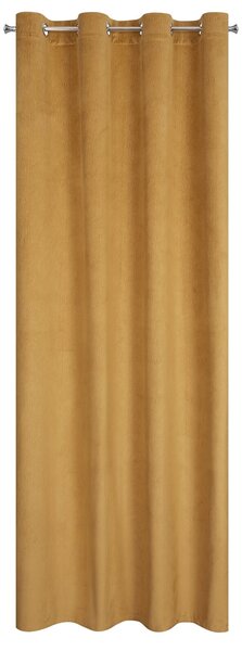 ZATEMŇOVACÍ ZÁVES NA KRÚŽKOCH LILI 140X250 CM ZLATÁ