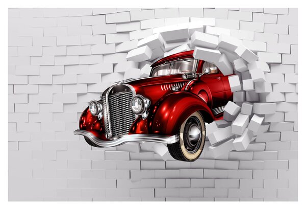 Obraz - Červené auto (90x60 cm)