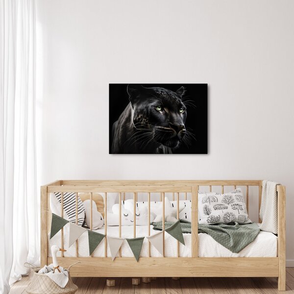 Obraz - Čierny panter (70x50 cm)