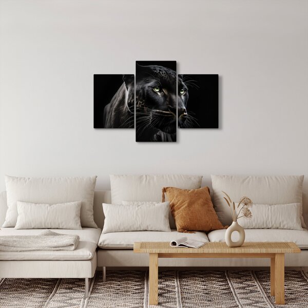 Obraz - Čierny panter (90x60 cm)