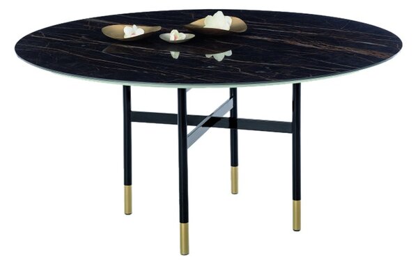 BONTEMPI - Okrúhly stôl Glamour, Ø 150/180 cm