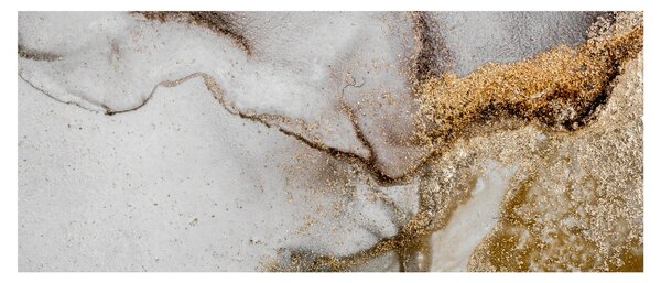 Obraz - Mramorový atrament (120x50 cm)