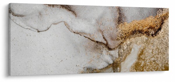Obraz - Mramorový atrament (120x50 cm)
