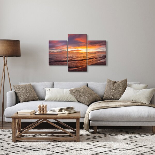Obraz - Západ slnka (90x60 cm)