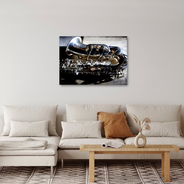 Obraz - Saxofón (70x50 cm)