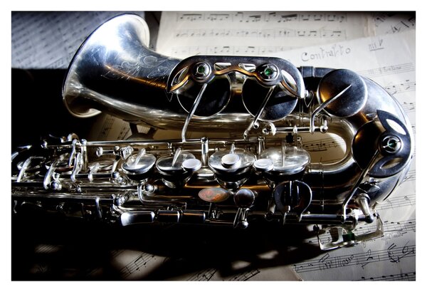 Obraz - Saxofón (90x60 cm)