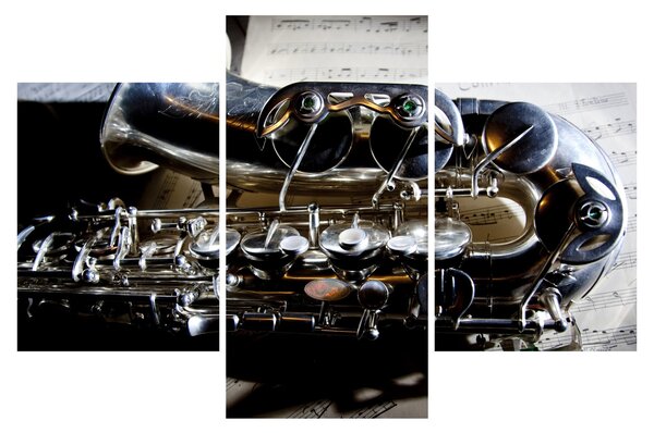 Obraz - Saxofón (90x60 cm)