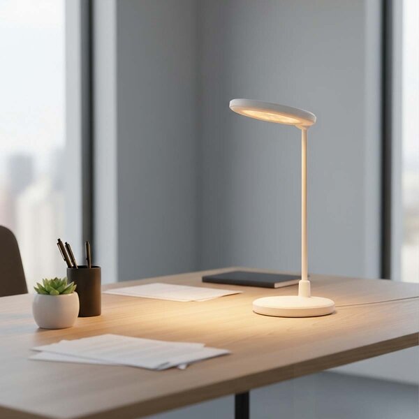 Nedis LTLRM11WT - LED stmievateľná nabíjateľná dotyková lampa LED/6W/1200 mAh 3000/4000/5700K biela