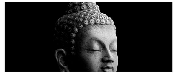Obraz - Budha, portrét (120x50 cm)