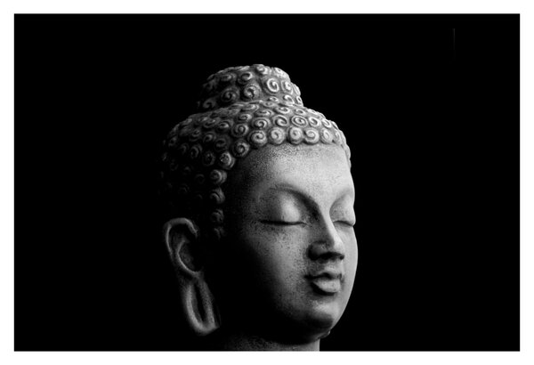 Obraz - Budha, portrét (90x60 cm)