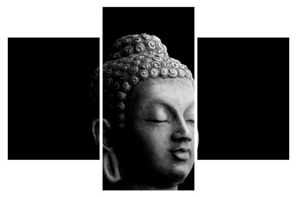 Obraz - Budha, portrét (90x60 cm)