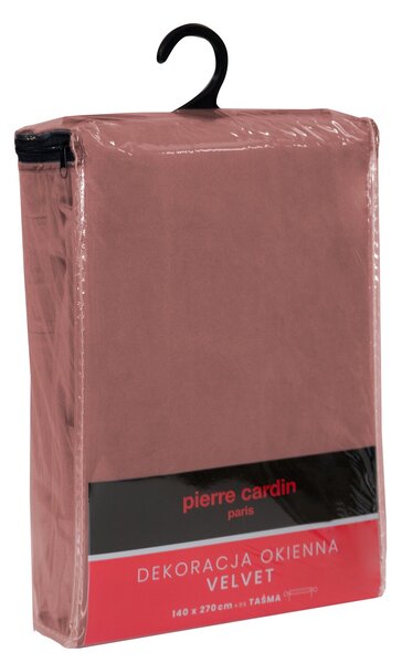 ZATEMŇOVACÍ ZÁVES NA PÁSKE PIERRE CARDIN SIBEL 140X270 CM STARORUŽOVÁ