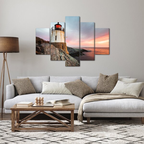 Obraz - Maják Castle Hill (150x105 cm)