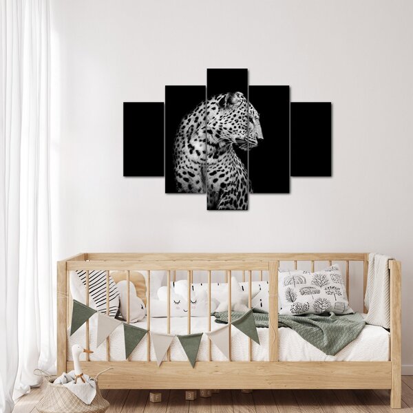 Obraz - Leopard (150x105 cm)