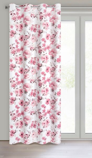 ZATEMŇOVACÍ ZÁVES NA KRÚŽKOCH CAREN 140X250 CM VZOROVANÁ