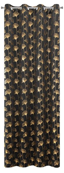 ZATEMŇOVACÍ ZÁVES NA KRÚŽKOCH CLARA 135X250 CM VZOROVANÁ