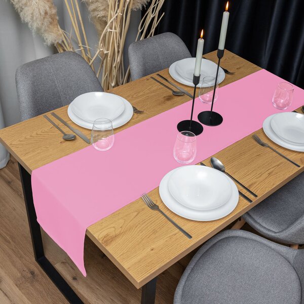 Biante Dekoračný behúň na stôl Rongo RG-094 Sýto ružový 20x120 cm